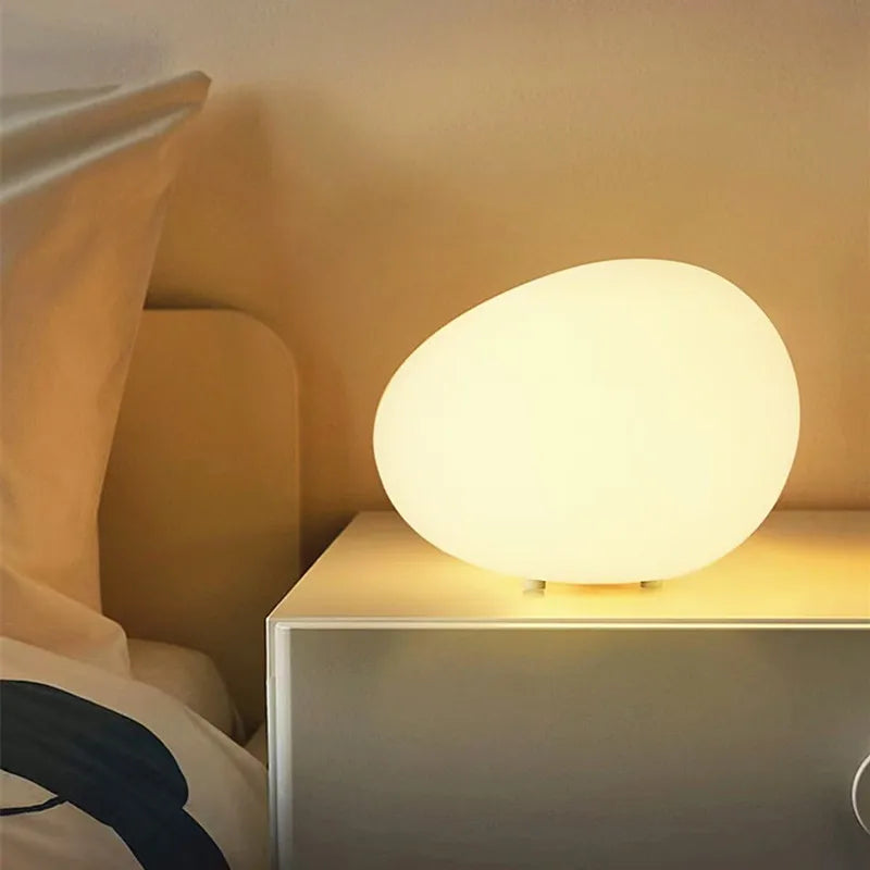 Serenity Cobblestone Table Lamp - Onyx Decor