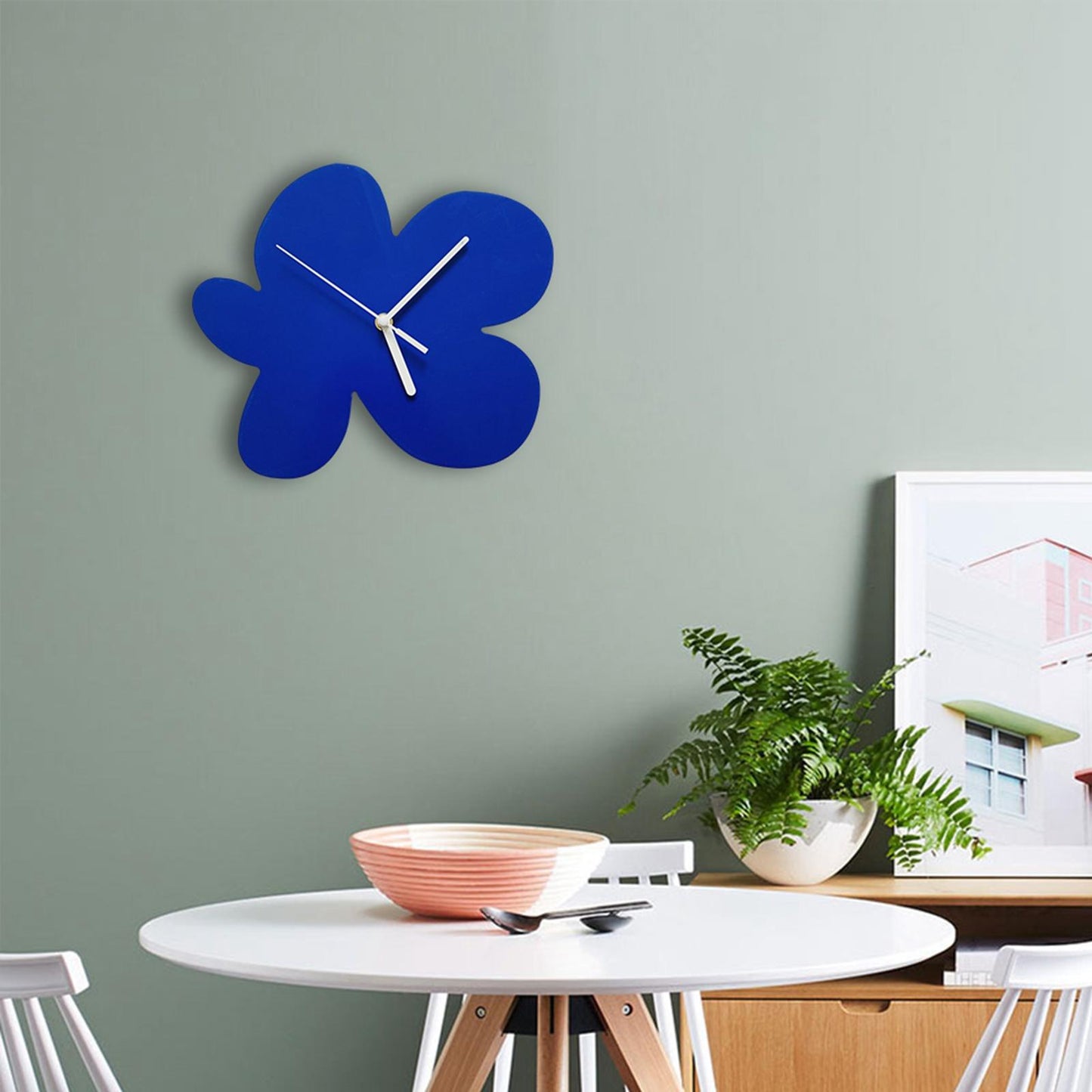 Lila Floral Wall Clock - Onyx Decor