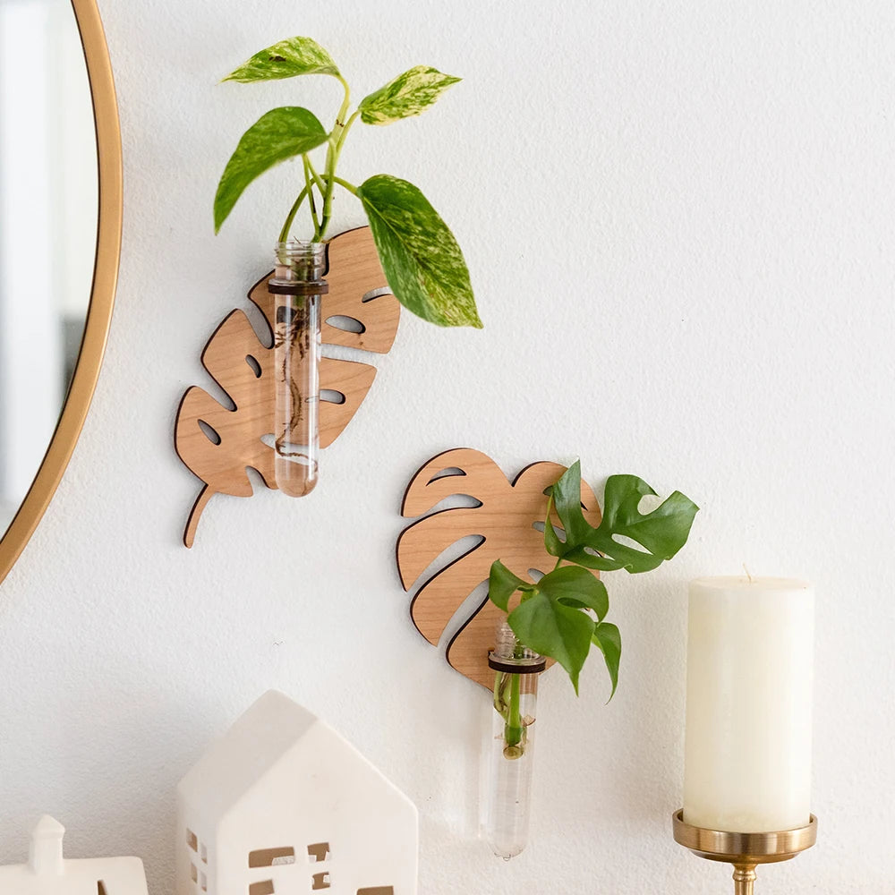 Chloe Leaf Wall Planter - Onyx Decor