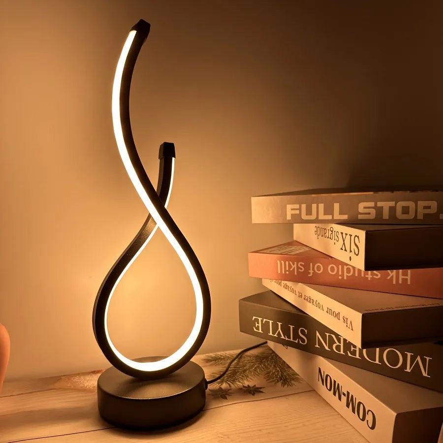 Lucien LED Decorative Table Lamp - Onyx Decor