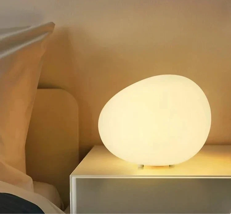 Serenity Cobblestone Table Lamp - Onyx Decor