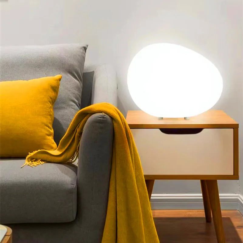 Serenity Cobblestone Table Lamp - Onyx Decor