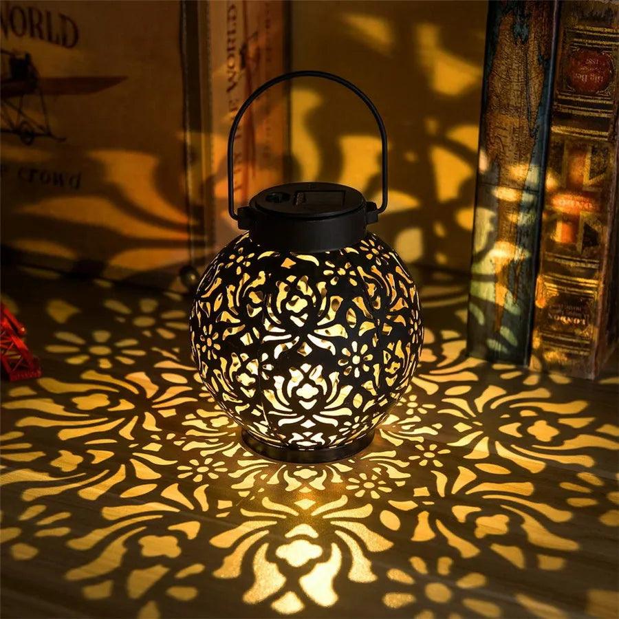 Vega - Solar Powered Outdoor Lantern - Onyx Decor