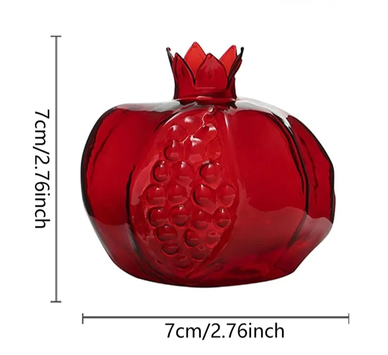 Nora Pomegranate Glass Propagation Vase - Onyx Decor