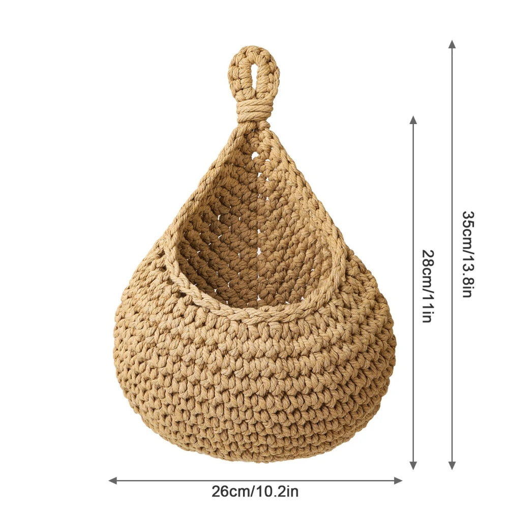 Clara Jute Hanging Basket - Onyx Decor