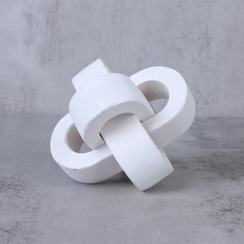 Avery Hand-Carved Knot Sculpture - Onyx Decor