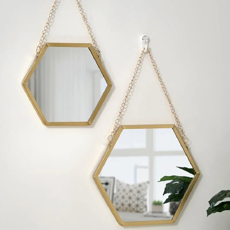 Soren Nordic Hexagon Wall Mirror - Onyx Decor
