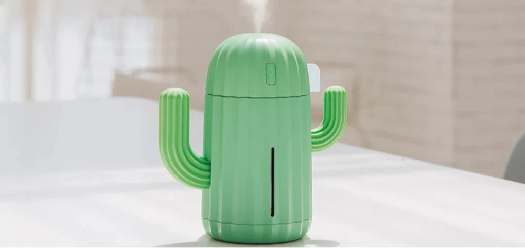 Cactus Rechargeable Aromatherapy Humidifier - Onyx Decor