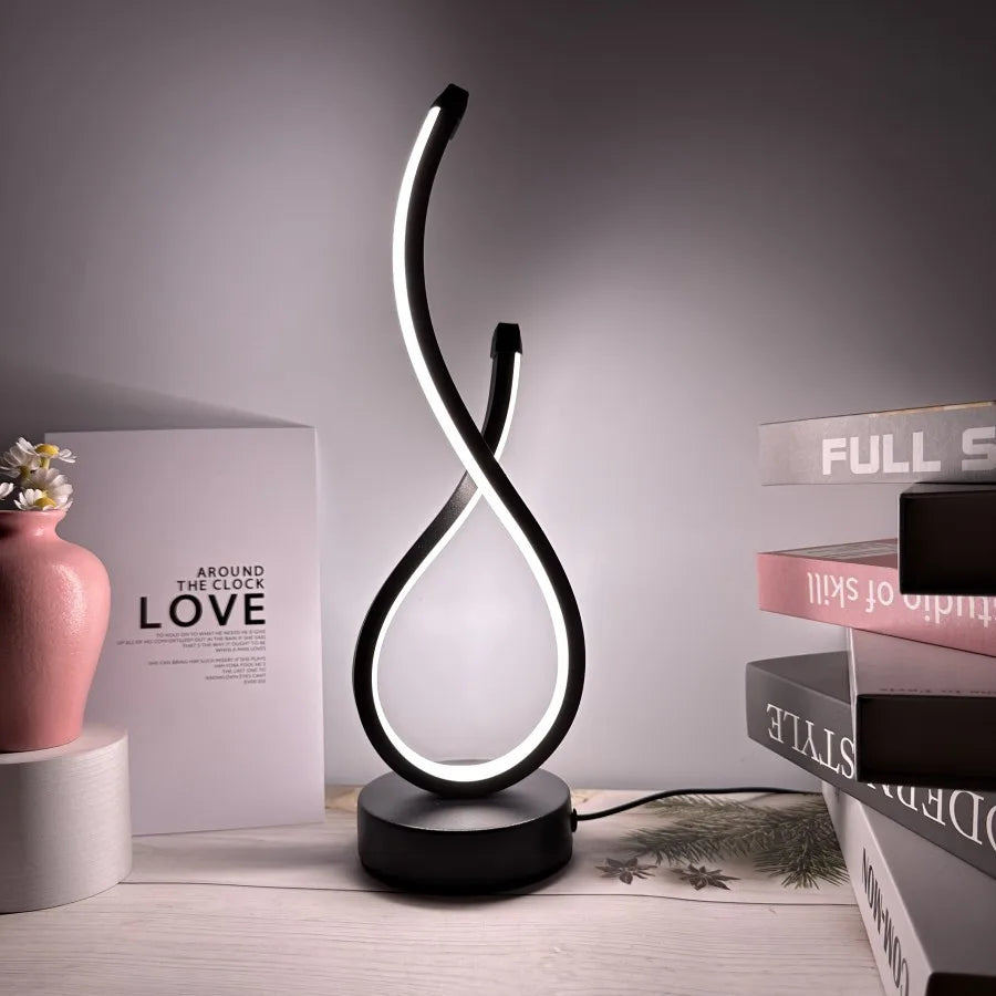 Lucien LED Decorative Table Lamp - Onyx Decor