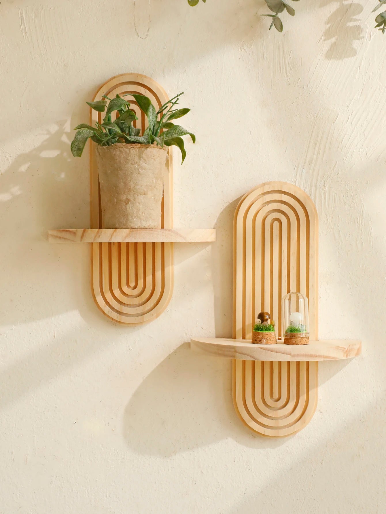 Boho Geometric Floating Shelf - Onyx Decor