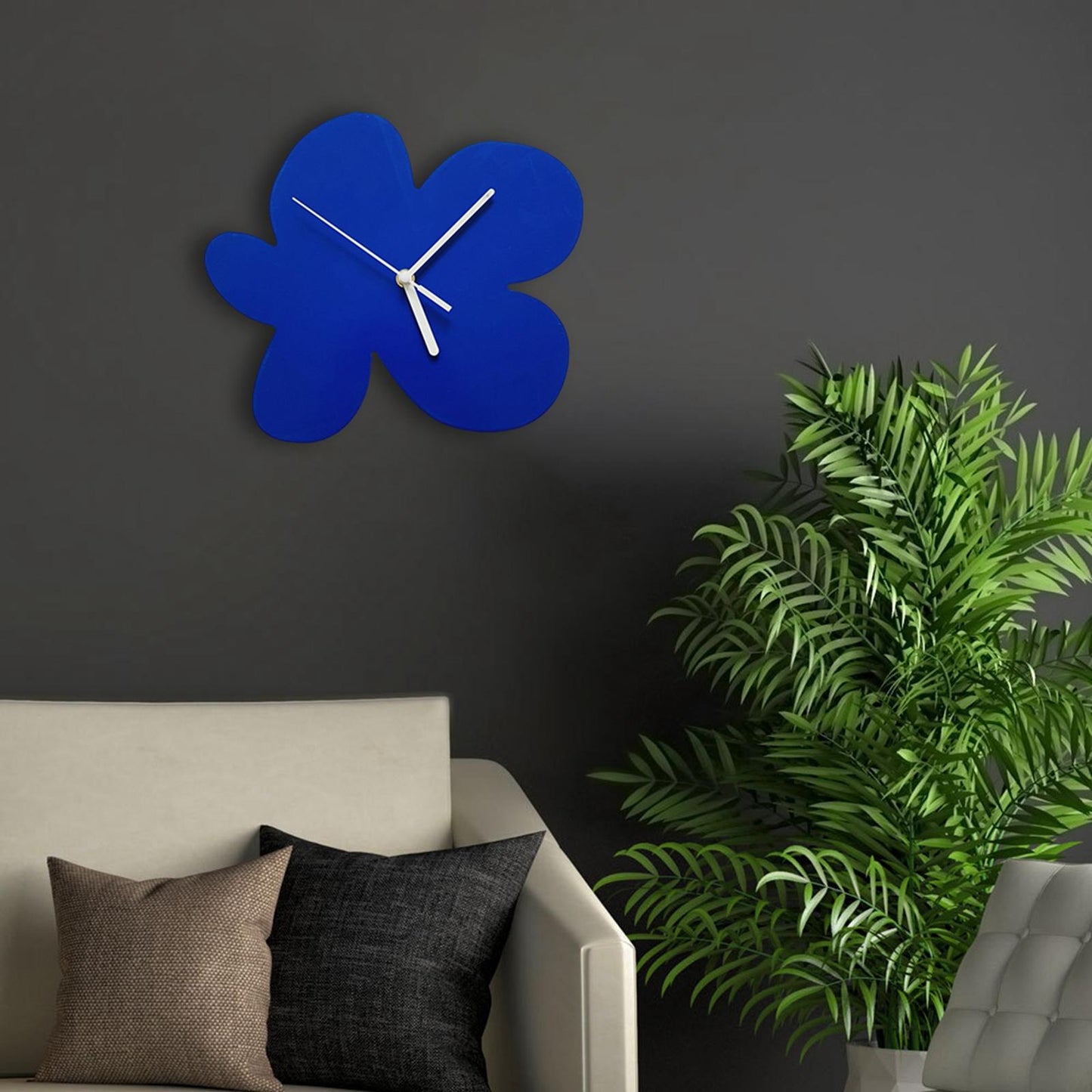 Lila Floral Wall Clock - Onyx Decor