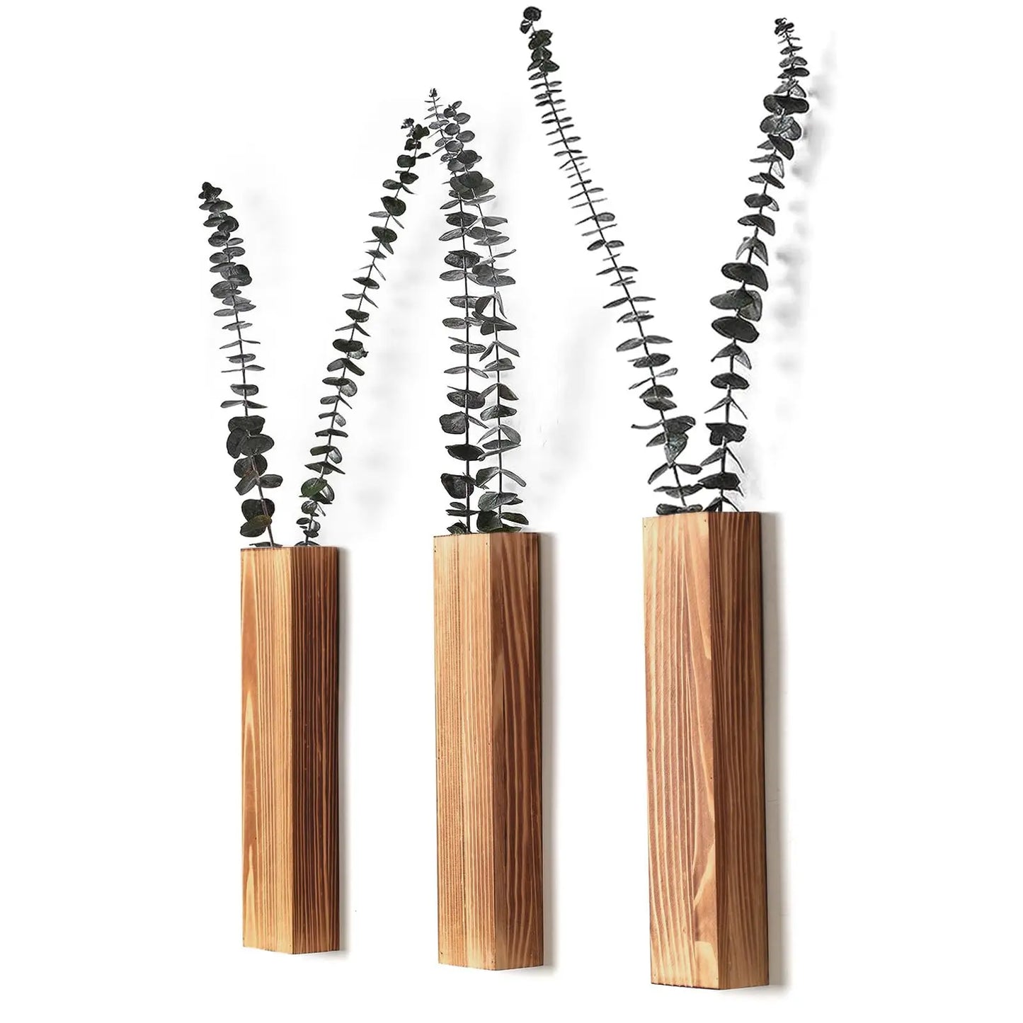 Hazel Wood Hanging Planter - Onyx Decor