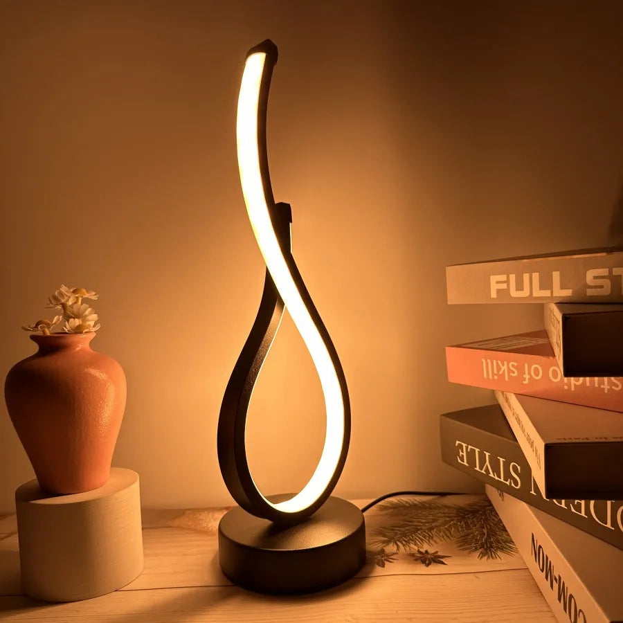 Lucien LED Decorative Table Lamp - Onyx Decor