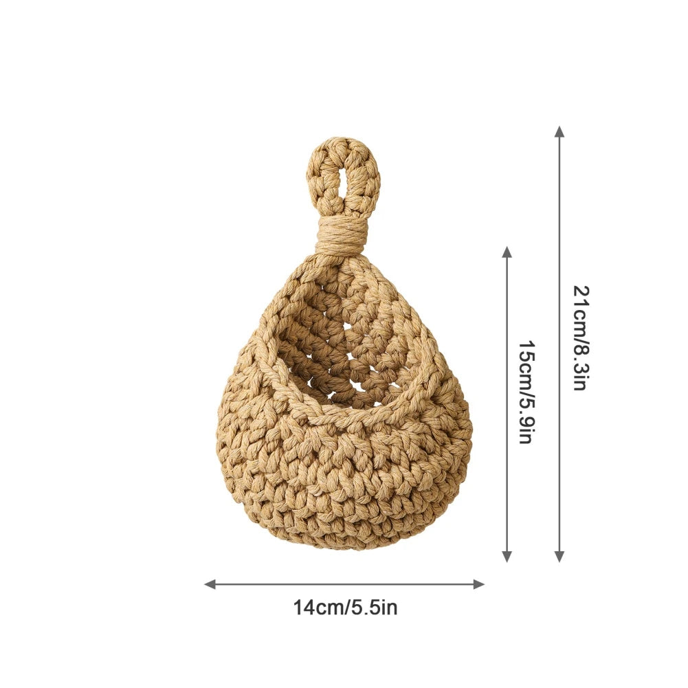 Clara Jute Hanging Basket - Onyx Decor