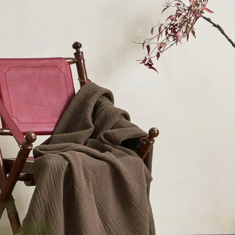 Maillard Cotton Tassel Throw Blanket - Onyx Decor