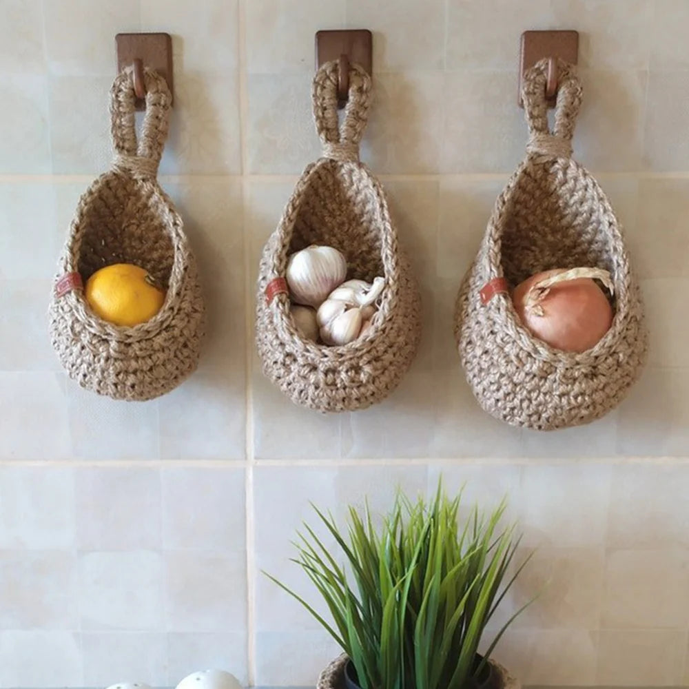 Clara Jute Hanging Basket - Onyx Decor