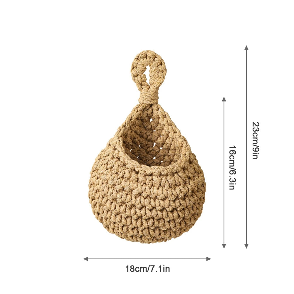 Clara Jute Hanging Basket - Onyx Decor