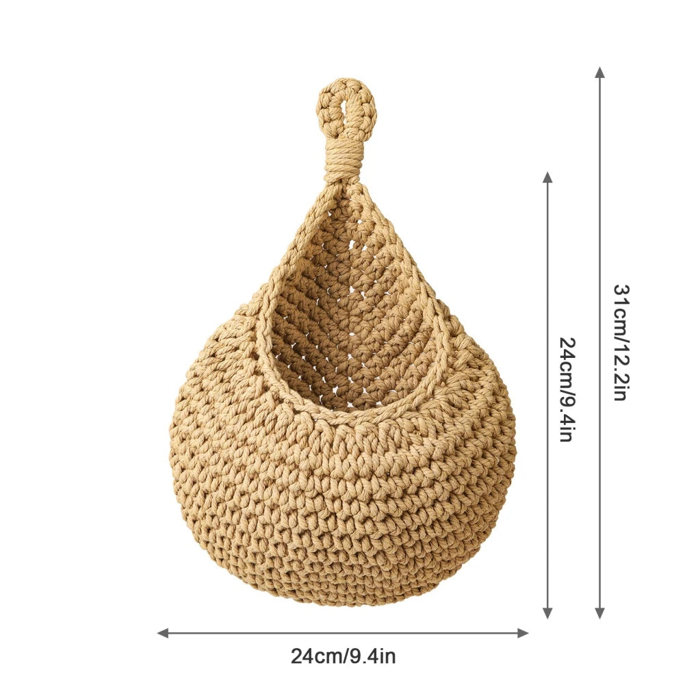 Clara Jute Hanging Basket - Onyx Decor