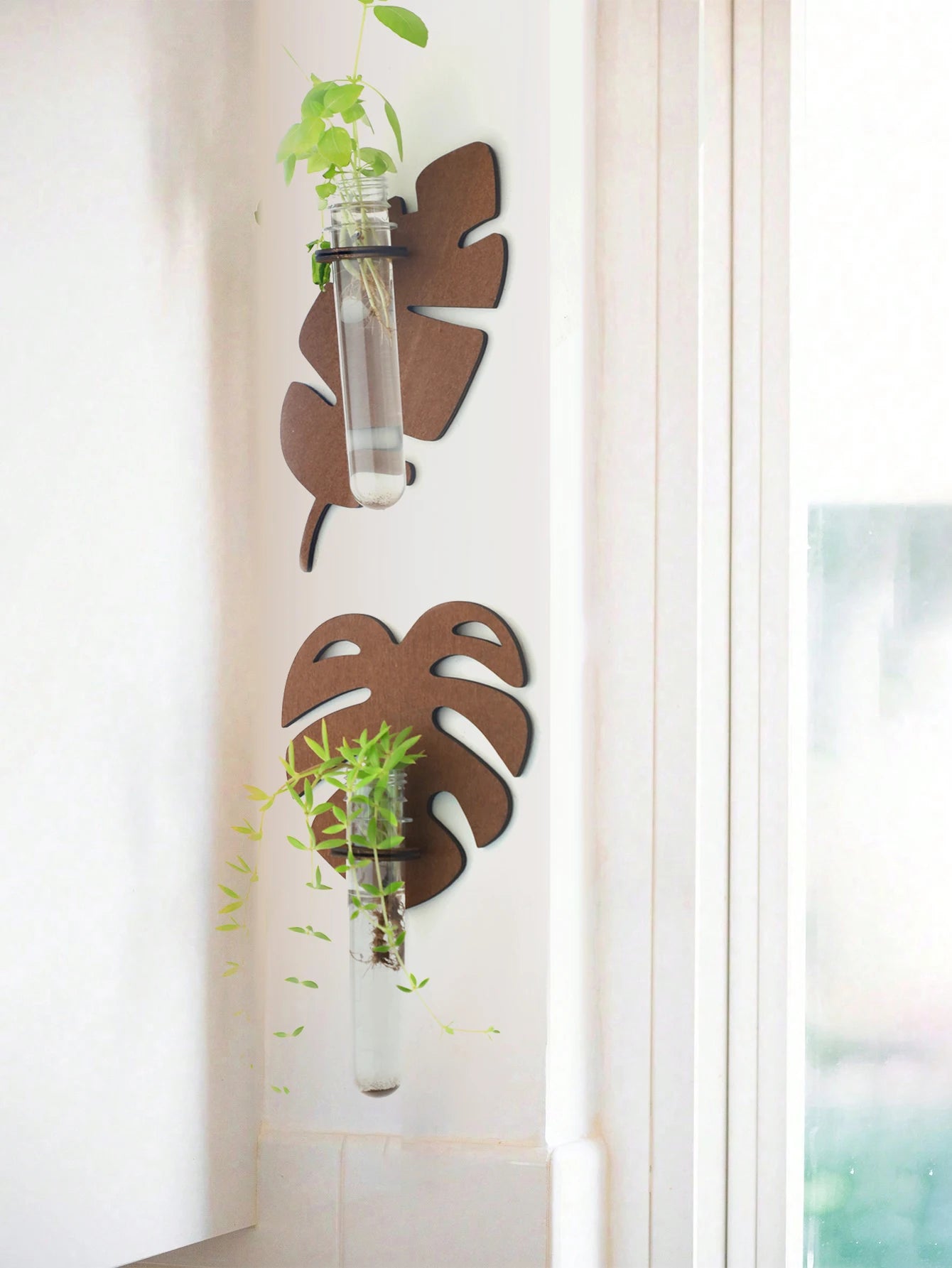 Chloe Leaf Wall Planter - Onyx Decor