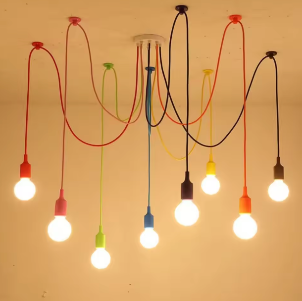 Vera Edison Spider Chandelier - Onyx Decor