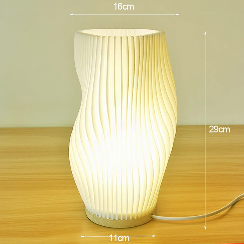 Amélie French Cream Pleated Table Lamp - Onyx Decor