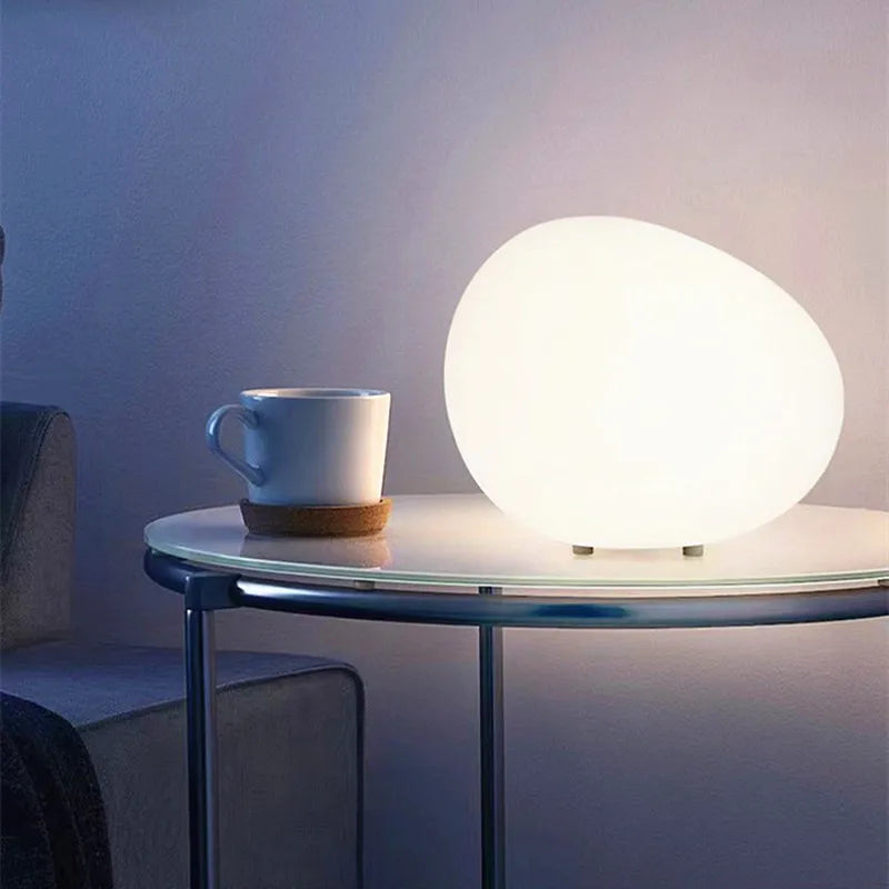 Serenity Cobblestone Table Lamp - Onyx Decor
