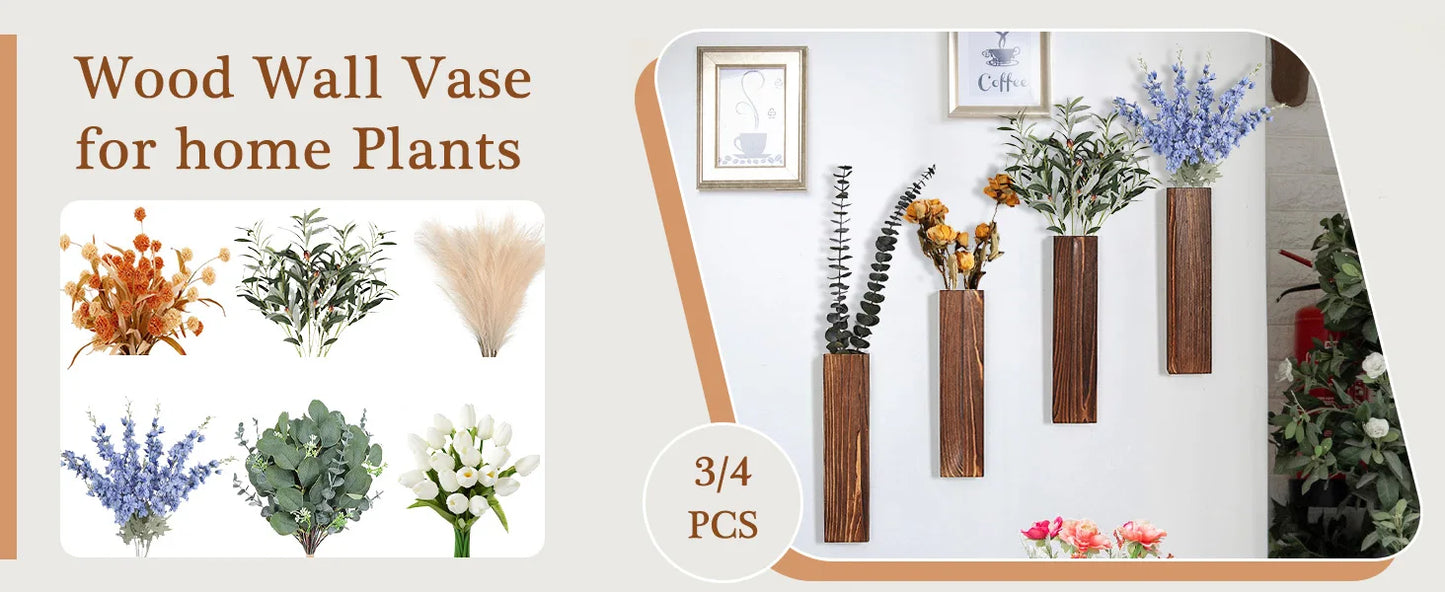 Hazel Wood Hanging Planter - Onyx Decor