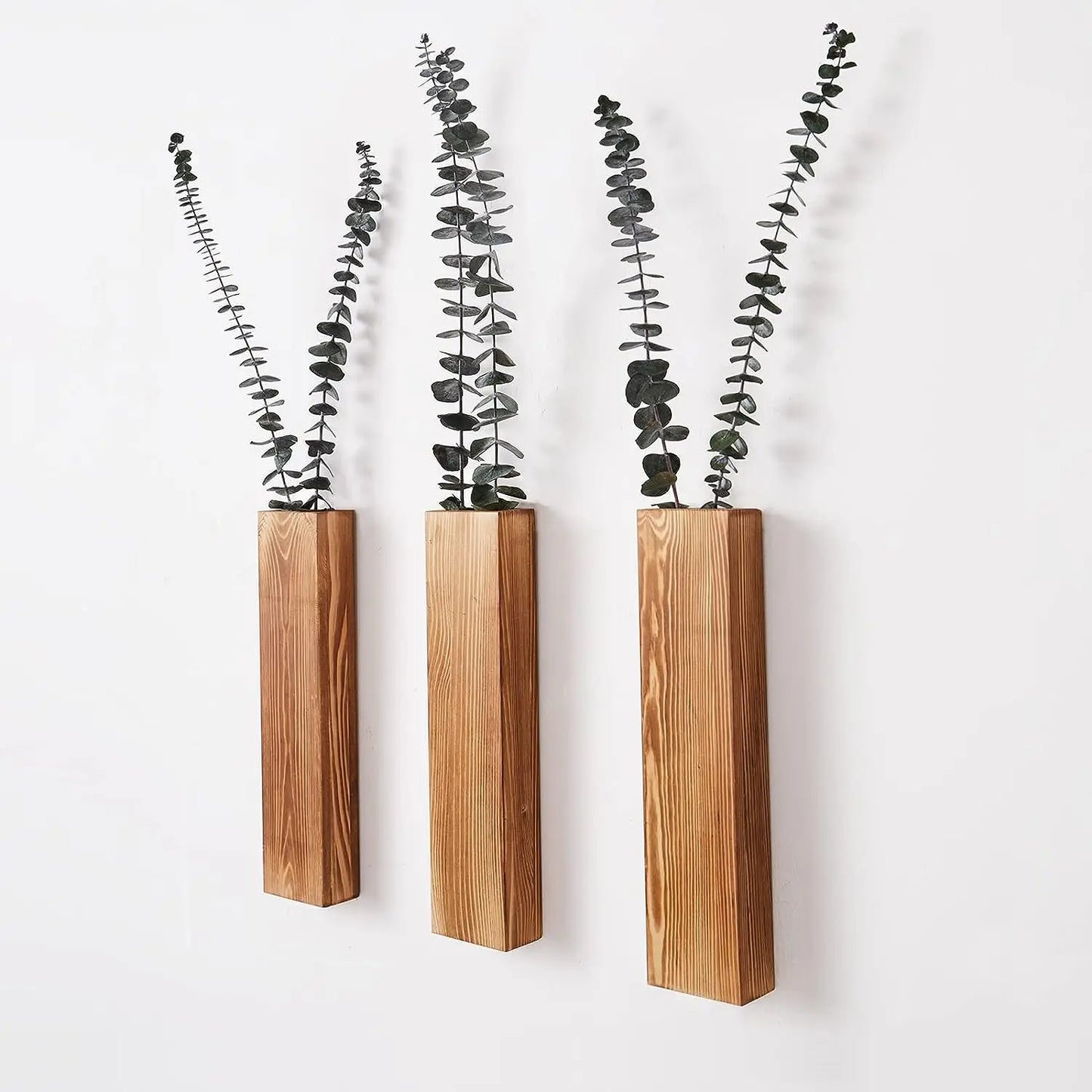 Hazel Wood Hanging Planter - Onyx Decor