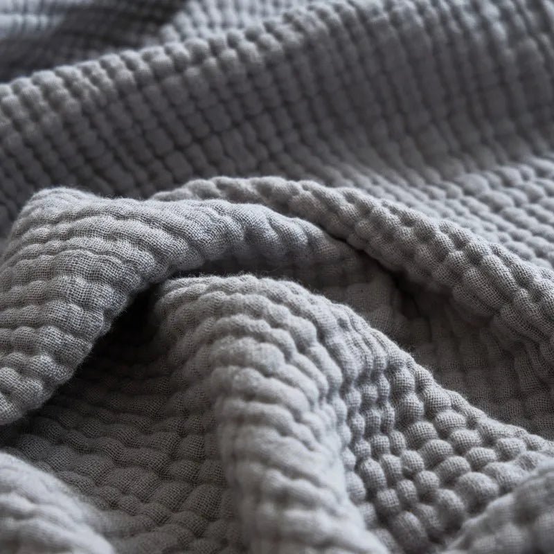 Maillard Cotton Tassel Throw Blanket - Onyx Decor