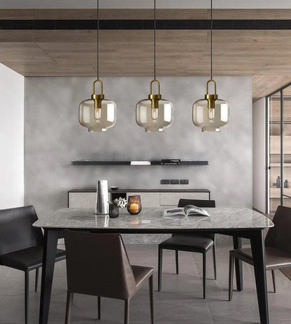 Arlo – Modern Glass Pendant Light - Onyx Decor