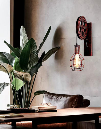 Avery - Industrial Wall Lamp - Onyx Decor