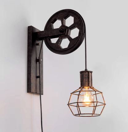 Avery - Industrial Wall Lamp - Onyx Decor