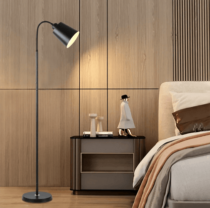 Beckett - Modern Simple Metal Floor Lamp - Onyx Decor