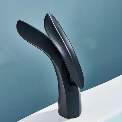 Callahan - Modern Brass Crane Faucet - Onyx Decor