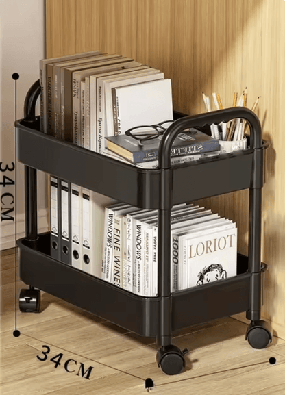 Celeste Rolling Organizer - Onyx Decor