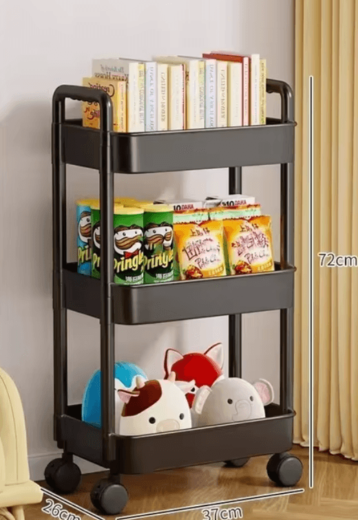 Celeste Rolling Organizer - Onyx Decor