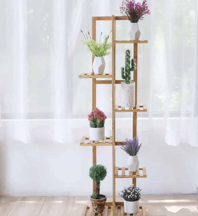 Elara Vertical Plant Display Stand - Onyx Decor