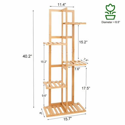 Elara Vertical Plant Display Stand - Onyx Decor