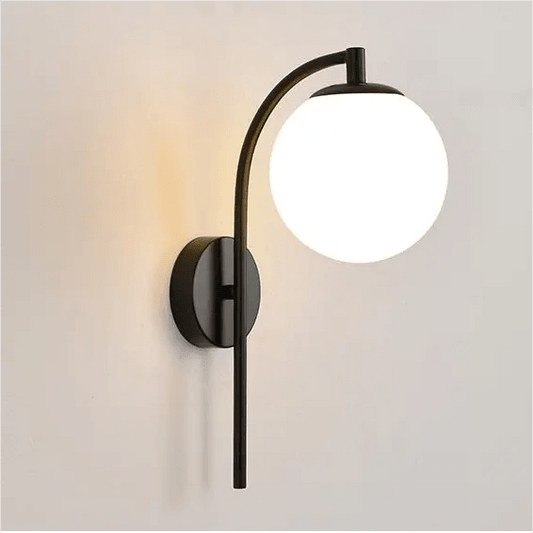 Scandinavian Decorative Glass Wall Sconce - Onyx Decor