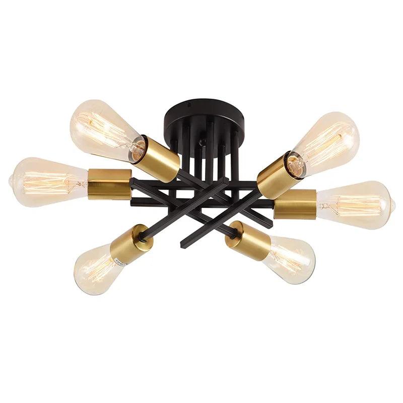 Harper - Mid Century Modern Sputnik Chandelier - Onyx Decor