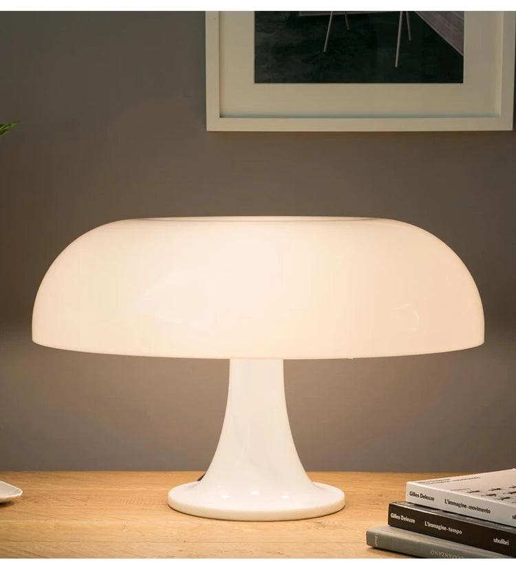 LumiGlow Retro Mushroom Table Lamp - Onyx Decor