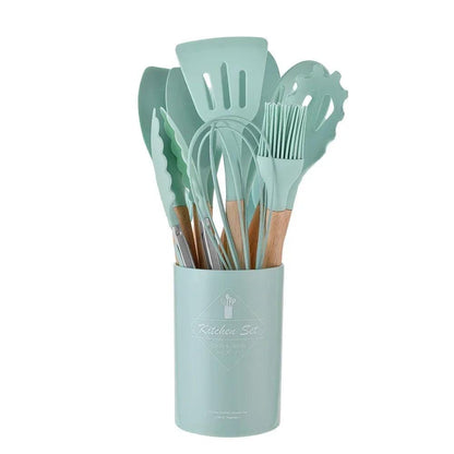 All-in-One 12 Piece Kitchen Utensil Set - Onyx Decor