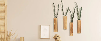 Hazel Wood Hanging Planter - Onyx Decor
