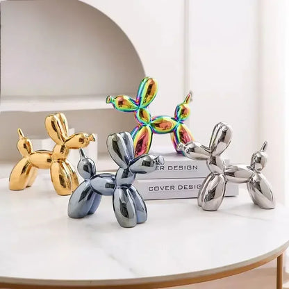 Milo Nordic Balloon Dog Sculpture - Onyx Decor