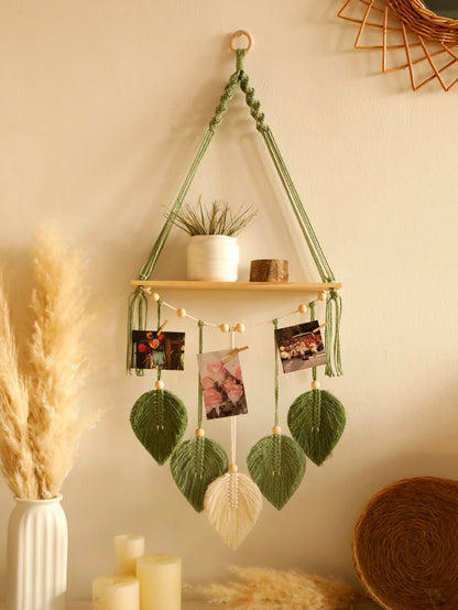 Willow Leaf Hanging Shelf - Onyx Decor