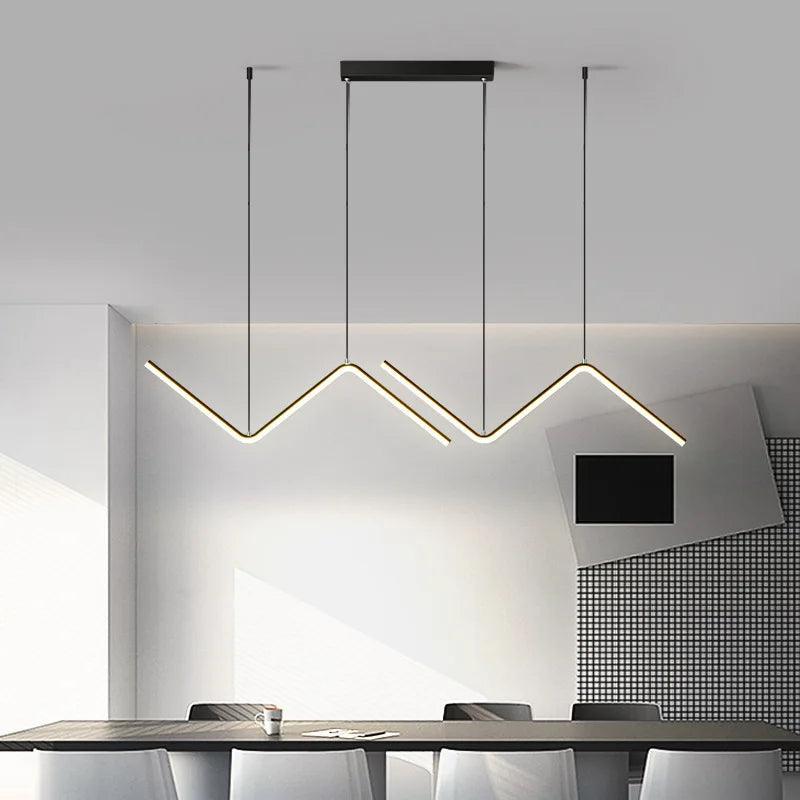 Elliot - Modern Linear Chandelier - Onyx Decor