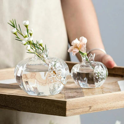 Nora Pomegranate Glass Propagation Vase - Onyx Decor