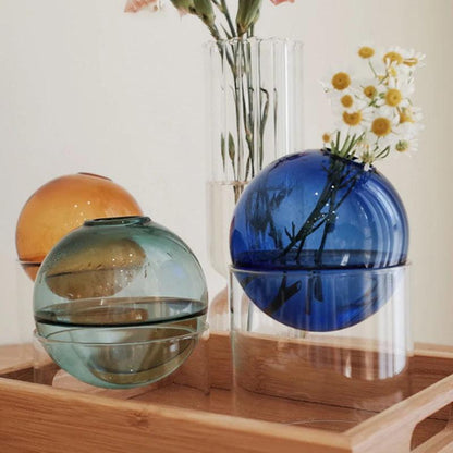 Orbis Glass Vase - Onyx Decor