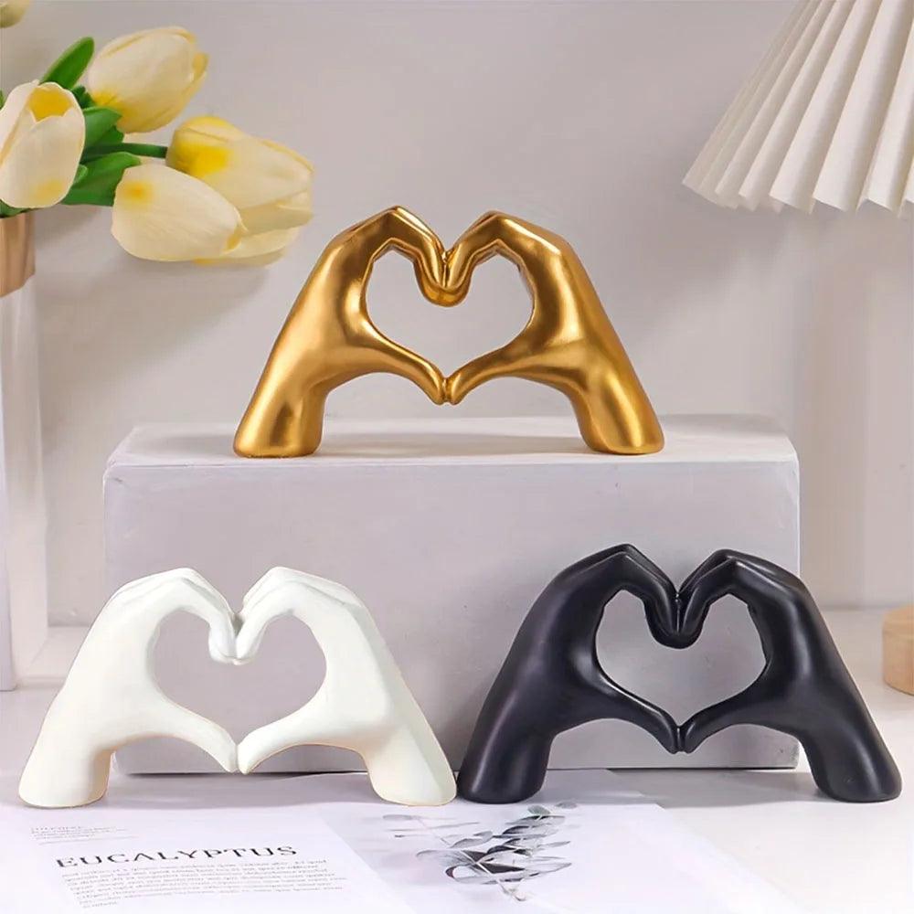 Sofia Heart Sculpture - Onyx Decor