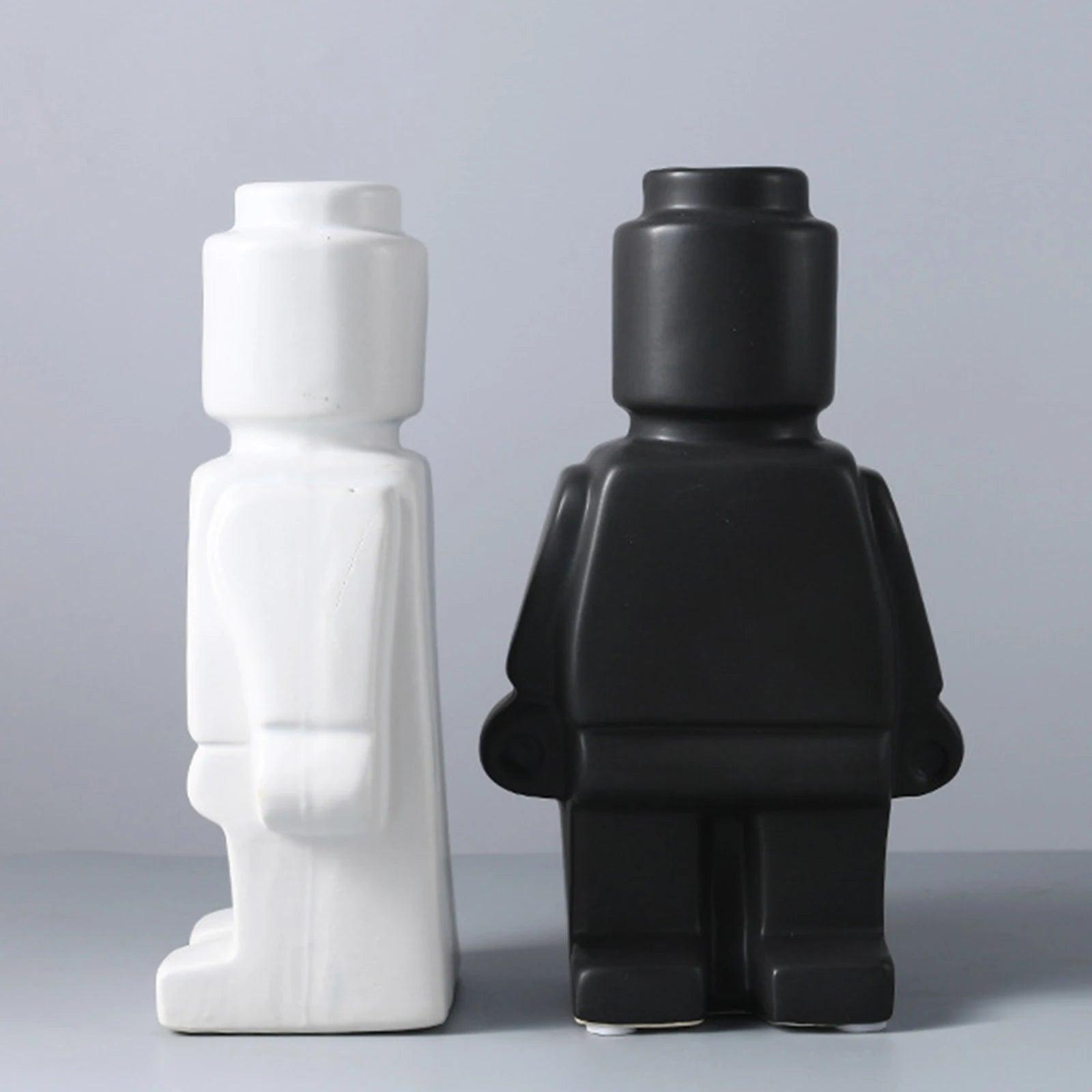 Lego Man Ceramic Vase - Onyx Decor